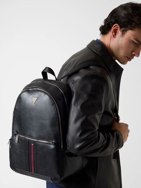 Рюкзак мужской Guess Torino Backpack HMTOCS-P6111-BLA Black (7621235332105) - Фото 2 Рюкзак мужской Guess Torino Backpack HMTOCS-P6111-BLA Black (7621235332105) - изображение 2