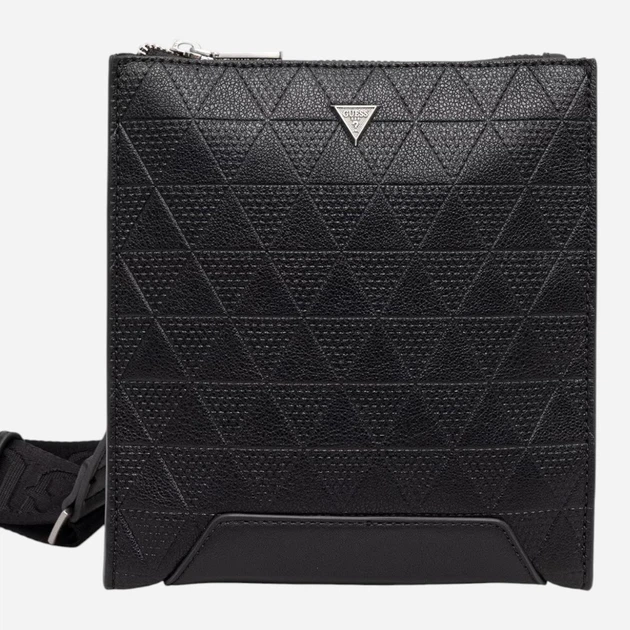 Сумка планшет через плече чоловіча Guess Torino Crossbody Flat HMTOTE-P6123-BLA Black (7621235332303) - Фото 1 Сумка планшет через плече чоловіча Guess Torino Crossbody Flat HMTOTE-P6123-BLA Black (7621235332303) - зображення 1