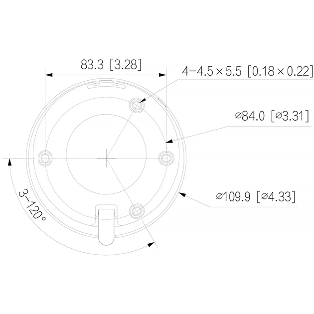 Dahua Technology IPC-HDW2449T-S-IL (2.8 мм) - 4 МП камера WizSense с двойной подсветкой и микрофоном - изображение 5