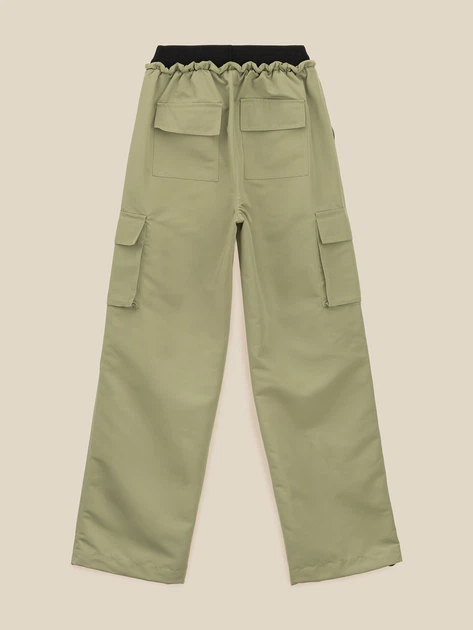 Штани кежуал однотонні жіночі LAWA WTC02483 S Хакі shop (2000999639036) - изображение 3