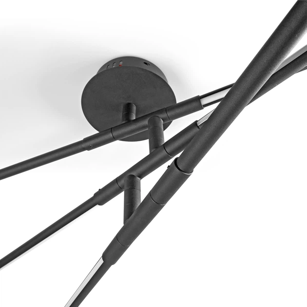 LED люстра стельова 40W 3000-4000-6000K чорна поворотна Sneha (995516) - зображення 2
