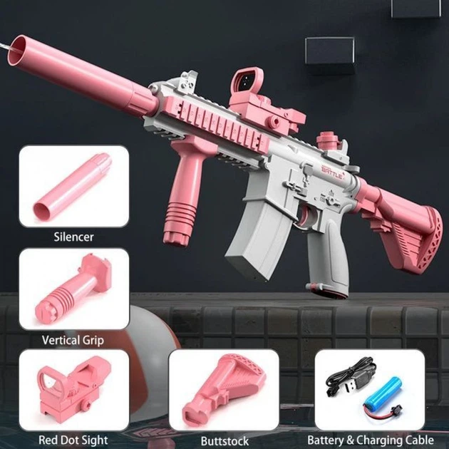 Водяной автомат Water Gun M416 синий - изображение 10