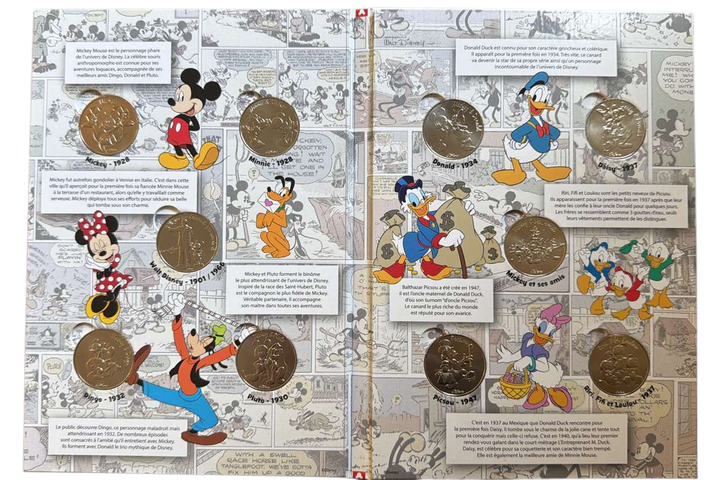 Колекційний набір пам'ятних медалей "Disney Mickey & Friends" - зображення 2