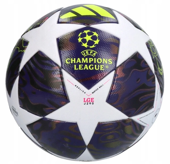Футбольный мяч Adidas UCL League Junior 290g 2026 Budapest JX9097, размер No5 - Фото 2 Футбольный мяч Adidas UCL League Junior 290g 2026 Budapest JX9097, размер No5 - изображение 2