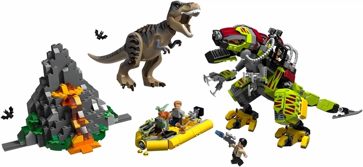 Конструктор Jurassic World 11337 Бой тиранозавра и работа-динозавра 740 деталей Парк Юрского периода - Фото 7 Конструктор Jurassic World 11337 Бой тиранозавра и работа-динозавра 740 деталей Парк Юрского периода - изображение 7