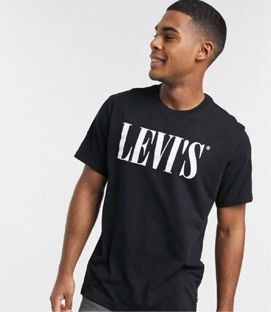 Мужская футболка Levis, черный, XL (MCF0000149) - Фото 1 Мужская футболка Levis, черный, XL (MCF0000149) - изображение 1