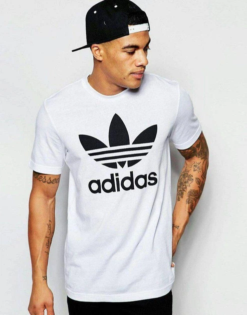 Мужская футболка Adidas, белый, XL: XXL (MCF0000225) - Фото 1 Мужская футболка Adidas, белый, XL: XXL (MCF0000225) - изображение 1