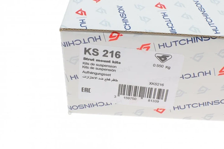 Подушка амортизатора перед. з підшипником Citroen C4/Peugeot 308 07- HUTCHINSON KS 216 Citroen C4, DS4; Peugeot 308 5031F0, 5033C9, 503527 - изображение 6