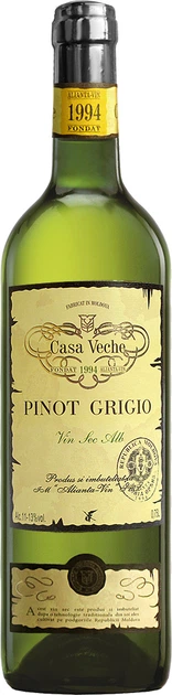 Упаковка вина Casa Veche Pinot Gris белое сухое 0.75 л х 6 шт (14840042006041) - Фото 2 Упаковка вина Casa Veche Pinot Gris белое сухое 0.75 л х 6 шт (14840042006041) - изображение 2