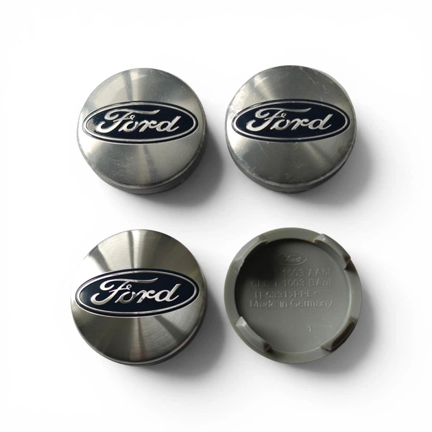 Колпачки (заглушки) в диски Ford металлик 54,5\50 мм 6М21-1003АА (ВА) - изображение 2