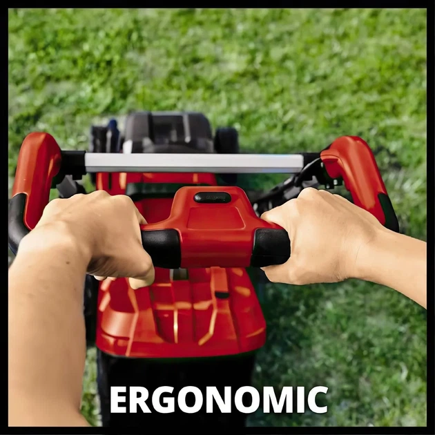 Акумуляторна газонокосарка Einhell PXC GE-CM 36/34-1 Li 36В (18+18) з шириною скошування 33 см, об'ємом травозбірника 30 л, регулю - зображення 3