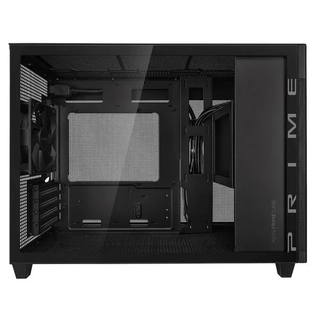 Корпус ASUS Prime AP201 Tempered Glass, без БЖ, 2xUSB3.2, 1xUSB Type-C, боковая панель из закаленного стекла, mATX, черный 90DC00G0-B39010 - изображение 8