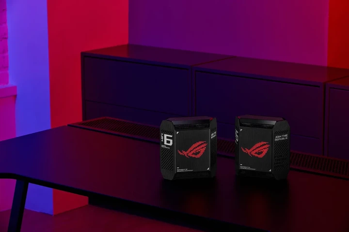 Система WiFi-Mesh ASUS ROG Rapture GT6 AX10000, 3xGE LAN, 1x2.5GE WAN, 1xUSB 3.2, 2 модуля, черный. - изображение 3
