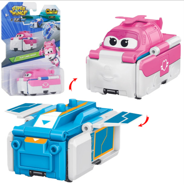 Автомобиль-трансформер Супер Крылья Super Wings Flip Cars Диззи (Dizzy) - изображение 5