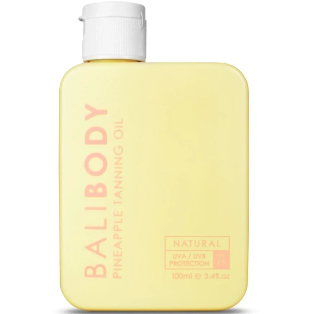 BALI BODY Pineapple Tanning Oil SPF 15 Масло для загара с экстрактом ананаса SPF 15 100мл - Фото 1 BALI BODY Pineapple Tanning Oil SPF 15 Масло для загара с экстрактом ананаса SPF 15 100мл - изображение 1