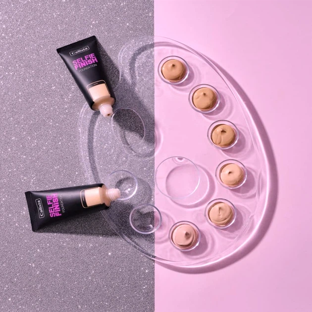 Тональный крем Callista Selfie Finish Foundation SPF15 Natural Beige 100 25 мл (8680705140014) - Фото 7 Тональный крем Callista Selfie Finish Foundation SPF15 Natural Beige 100 25 мл (8680705140014) - изображение 7