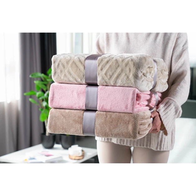 Плед Ardesto Flannel 100% поліестер, рожевий 200x220 см (ART0208SB) - зображення 8