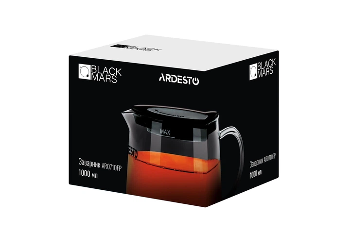 Заварник Ardesto Black Mars 1000 мл (AR0710FP) - изображение 3