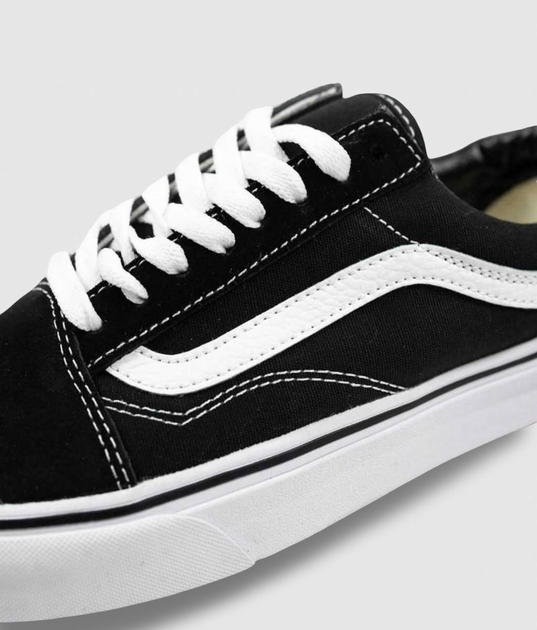 Жіночі кеди з вишивкою Vans old skool чорні 41 - Фото 6 Жіночі кеди з вишивкою Vans old skool чорні 41 - зображення 6