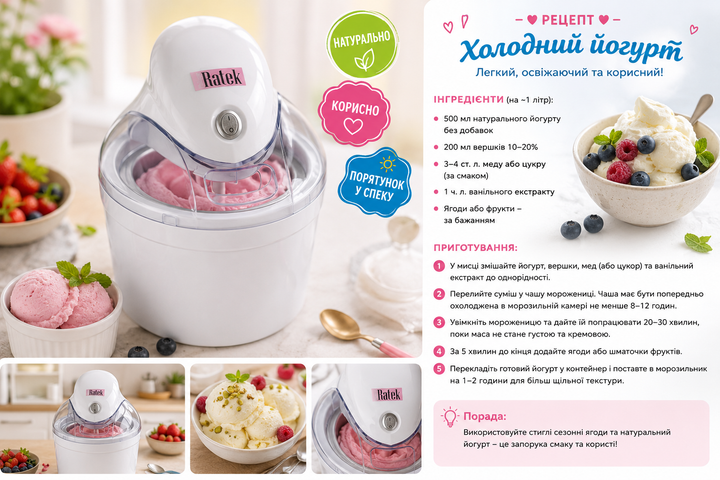 Морозивниця Philippe Ratek PR-VP1007 - зображення 3