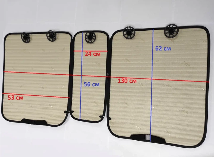 Накидки на сидіння авто з алькантари Elegant PALERMO передні та задні чорні - изображение 5