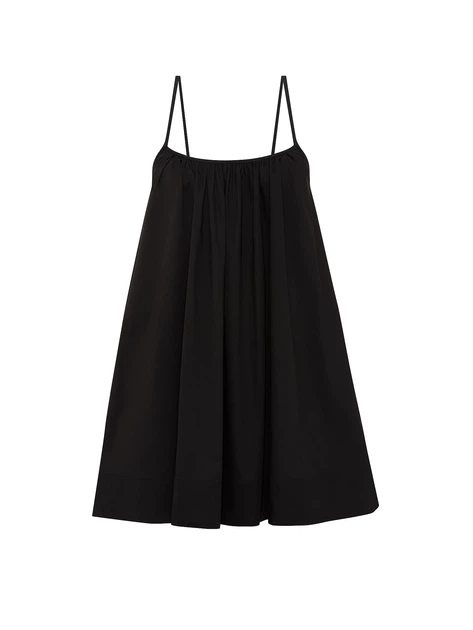 Пляжна сукня Victoria’s Secret Beachwear Poplin Trapeze Mini Dress Black розмір M - изображение 3