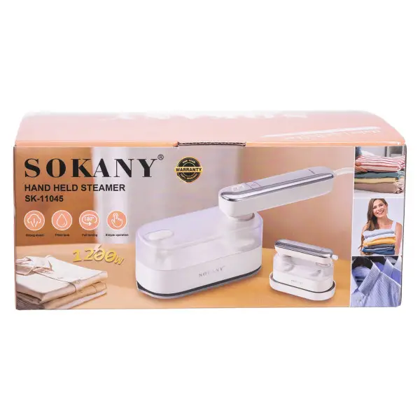 Дорожня праска з керамічною підошвою, білий(SK-11045)(Sokany) - изображение 10