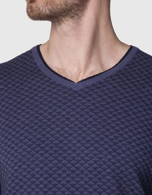 Пуловер Pierre Cardin из серии Royal Blend в синем цвете - размер 24/48 (S)(82536/3102/55221) - Фото 4 Пуловер Pierre Cardin из серии Royal Blend в синем цвете - размер 24/48 (S)(82536/3102/55221) - изображение 4