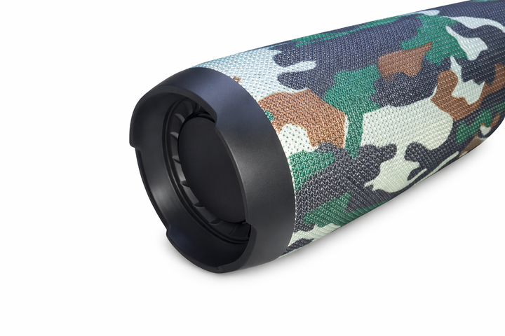Портативна Bluetooth колонка у камуфляжному стилі, потужний звук, USB/AUX/FM - Фото 2 Портативна Bluetooth колонка у камуфляжному стилі, потужний звук, USB/AUX/FM - зображення 2