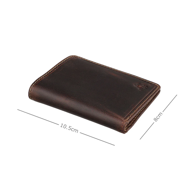 Мужской кожаный кошелек Visconti VT94 Fabio (Chestnut Brown) - изображение 5