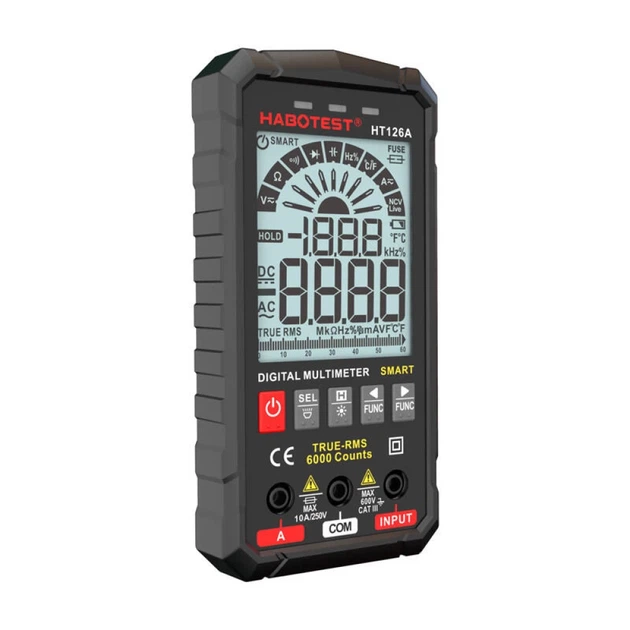 Мультиметр цифровой Habotest HT126A (5907489607810) - изображение 4