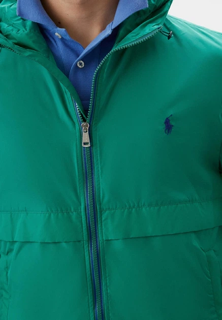 Ветровка мужская Ralph Lauren 195689 2XL Big Зеленая (2200005161005) - изображение 4