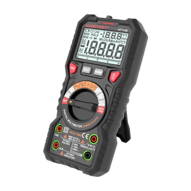 Мультиметр цифровой Habotest HT118E True RMS NCV (5907085524382) - изображение 4