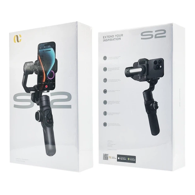 Триосьовий стабілізатор AOCHUAN Professional Gimbal Stabilizer for Smartphone SMART S2 Чорний - изображение 2