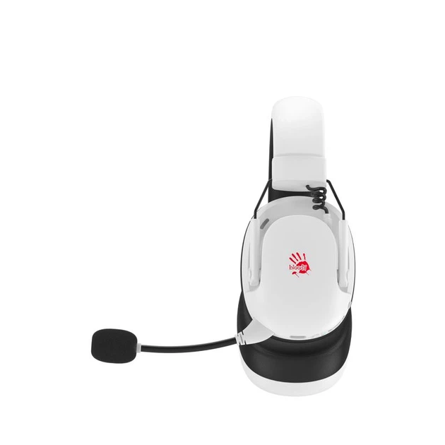 Гарнітура ігрова A4Tech бездротова Bloody GR585 (White) з RGB підсвічуванням, білий колір - Фото 5 Гарнітура ігрова A4Tech бездротова Bloody GR585 (White) з RGB підсвічуванням, білий колір - зображення 5