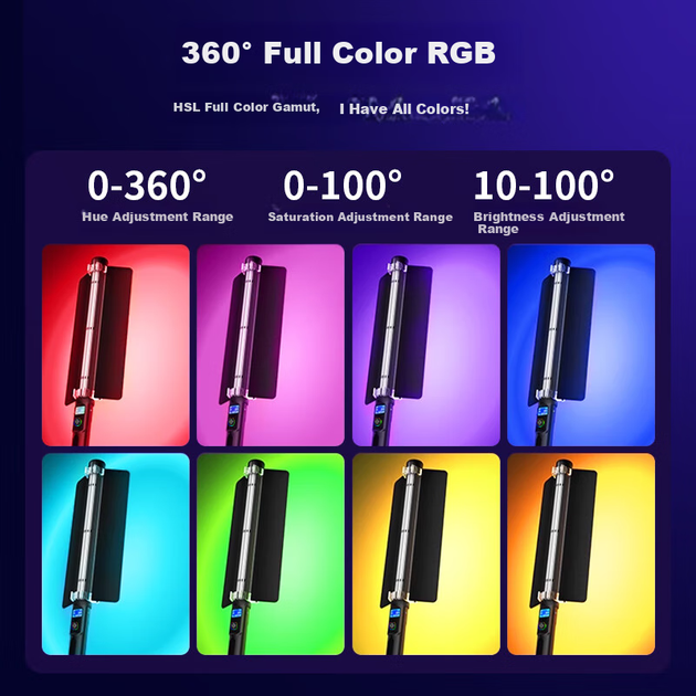 Свет Jimantu RGB LED 50 Вт ручной для видеосъемки - изображение 4