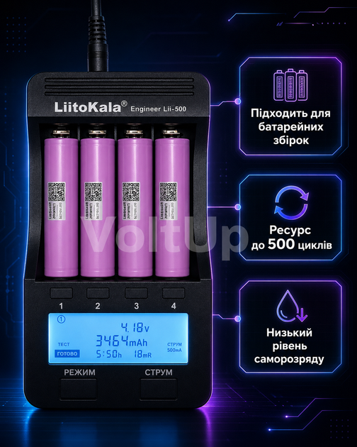 Аккумулятор Samsung 18650 3500 мАч 3.7 В - Li-Ion батарея для фонарей, повербанков и электронных сборок - изображение 3