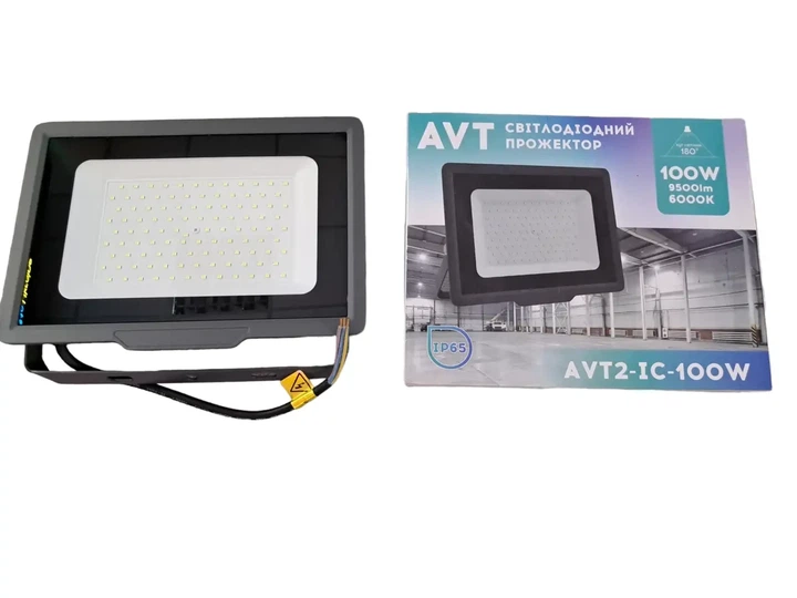 Прожектор 100W SMD AVT Білий холодний 6000К - изображение 2