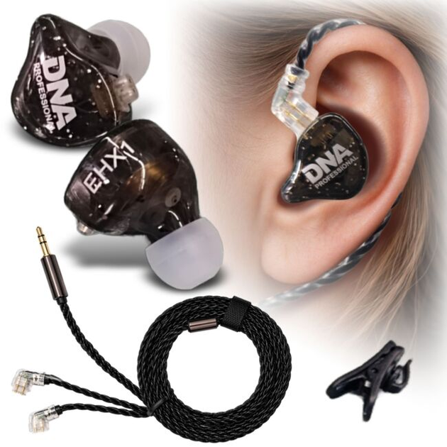 Słuchawki DNA EHX1 Black (5908249840416) - Zdjęcie 1 Słuchawki DNA EHX1 Black (5908249840416) - obraz 1
