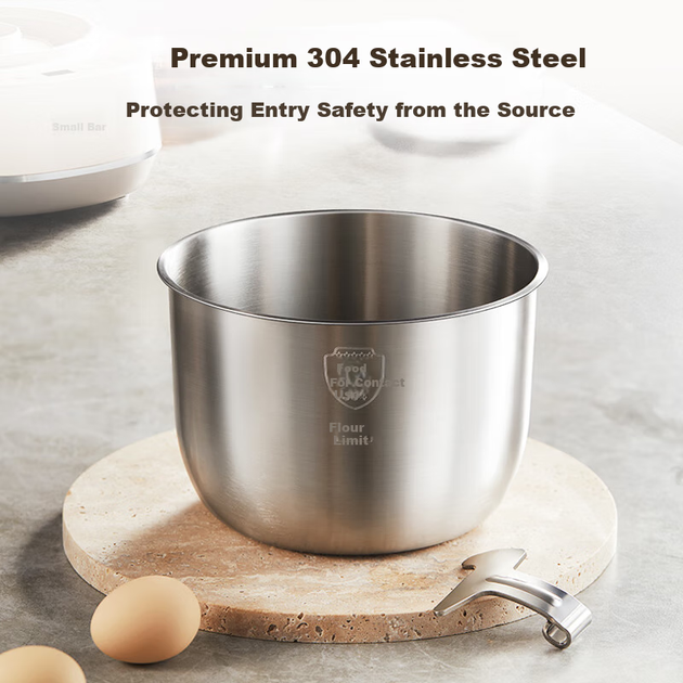 Тістомісильна машина Bear And Dough Mixer 3,5 л, стаціонарний міксер, автоматичний багатофункціональний інтелектуальний тістомісильник для домашнього використання, бродіння та розстойки хлібного борошна HMJ-D35P1 - Фото 11 Тістомісильна машина Bear And Dough Mixer 3,5 л, стаціонарний міксер, автоматичний багатофункціональний інтелектуальний тістомісильник для домашнього використання, бродіння та розстойки хлібного борошна HMJ-D35P1 - изображение 11