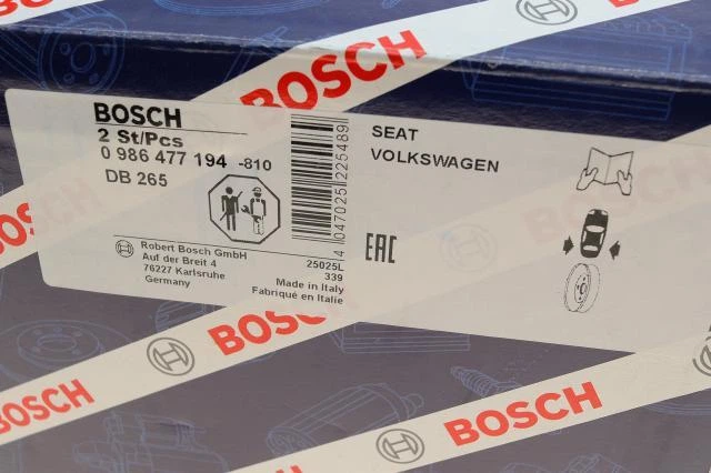 Барабан гальмівний (задній) VW Caddy II 95-04 0986477194 , Bosch - Фото 6 Барабан гальмівний (задній) VW Caddy II 95-04 0986477194 , Bosch - зображення 6
