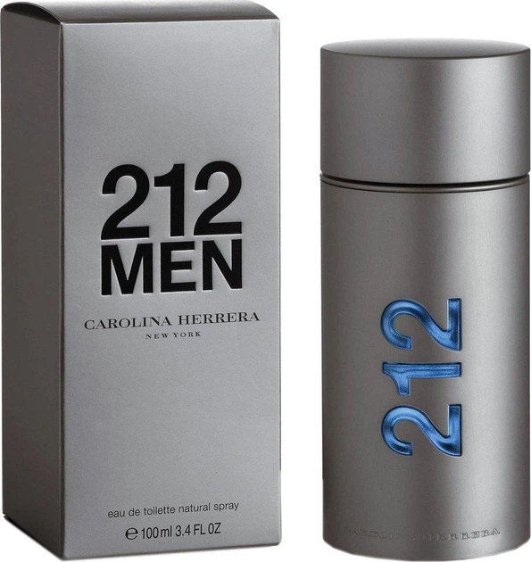 Туалетна вода для чоловіків Carolina Herrera 212 Man 100ml - Фото 1 Туалетна вода для чоловіків Carolina Herrera 212 Man 100ml - изображение 1