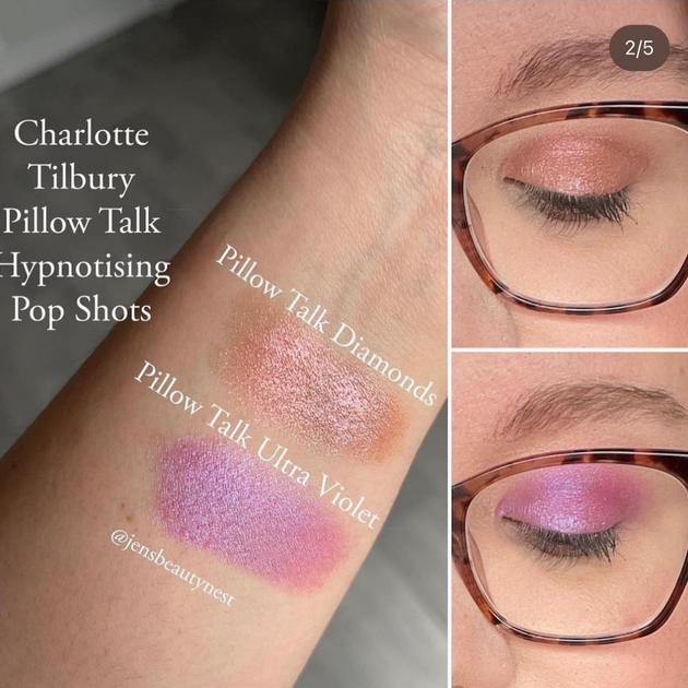 Тени для век с глитером Charlotte Tilbury Hypnotising Pop Shot Pillow Talk Diamonds - Diamond Dimension 1.2 г - Фото 7 Тени для век с глитером Charlotte Tilbury Hypnotising Pop Shot Pillow Talk Diamonds - Diamond Dimension 1.2 г - изображение 7