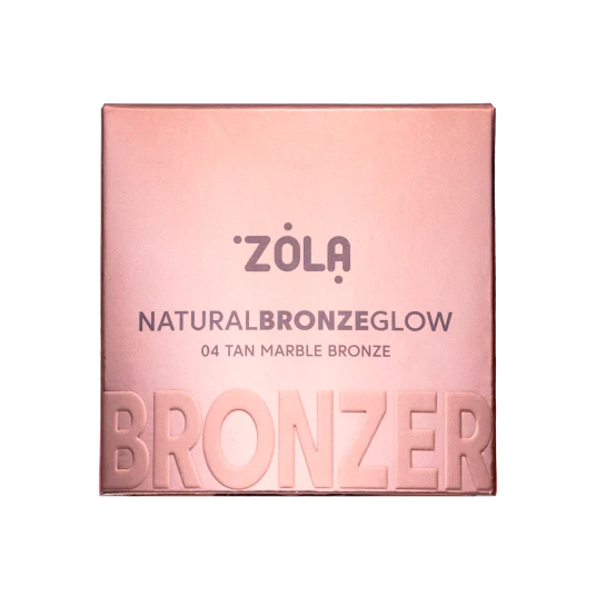 Бронзер ZOLA Natural Bronze Glow 04 Мармурова засмагла бронза Tan Marble Bronze - зображення 3