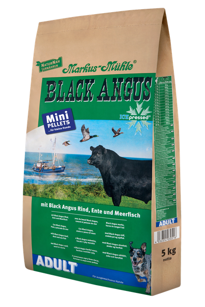 Сухой корм для взрослых собак мелких пород Markus-Muhle Black Angus Adult Mini Pellets с говядиной, 5 кг - изображение 2