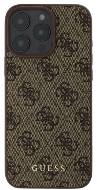 Etui na smartfon Guess 4G Classic do Apple iPhone 16 Pro Brown (3666339346027) - obraz 3
