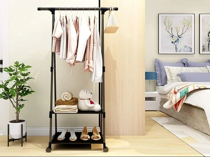Универсальная напольная вешалка для пальто и одежды New Coat Rack 42*55*160см - Фото 8 Универсальная напольная вешалка для пальто и одежды New Coat Rack 42*55*160см - изображение 8