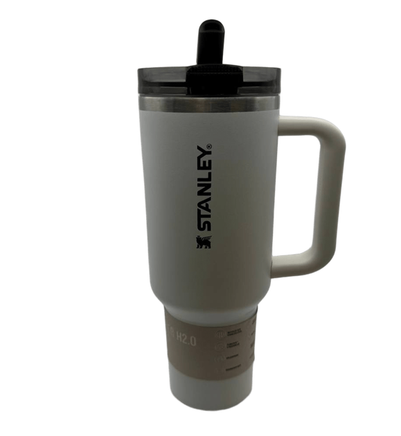Термос термочашка Stanley Quencher ProTour Tumbler Flip Straw з нержавіючої сталі White 1,18 л KT7001985 - зображення 4