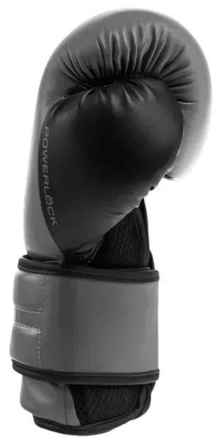Боксерские перчатки Everlast 100% полиуретан 14 унций серые черные - изображение 4