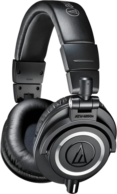Навушники Audio-Technica ATH-M50x Black купити в інтернет-магазині